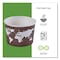 Eco-Products World Art Renewable and Compostable Food Container, 8 oz, 3.04 Diameter x 2.3h, Brown, Paper, PK1000 EP-BSC8-WA - alternate 9